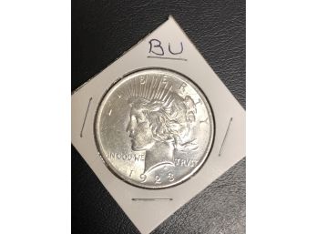1923 BU Peace Dollar