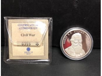 .999 Silver Civil War Coin