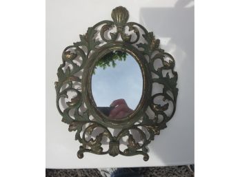 Iron Framed Wall Mirror