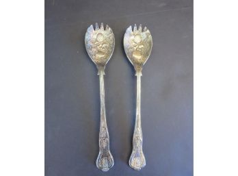 Silverplate Serving Spoons England