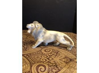 Porcelain Lion Figure