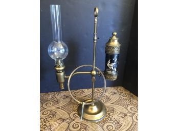 Antique Brass Gas Lamp