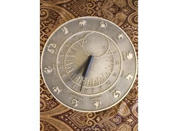 Aluminum Astrology Sundial
