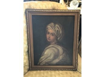 Original Oil Painting Of Woman