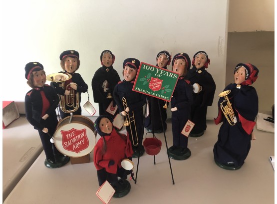 Byers Choice 9pc Salvation Army