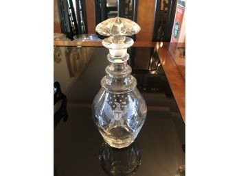 Bicentennial Eagle Etched Decanter