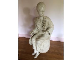 Resin Asian Woman Statue