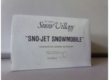 Dept 56 Sno-jet Snowmobile