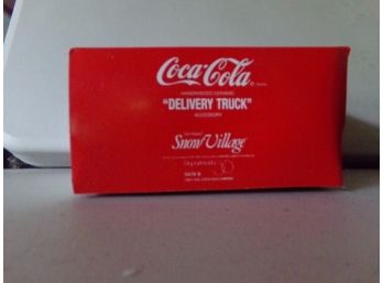 Dept 56 Coca Cola Delivery Truck