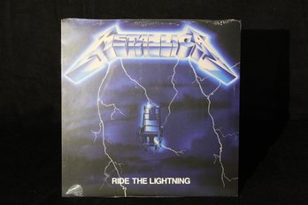Vinyl Record-Metallica- 'Ride The Lightning'  Limited Edition Electric Blue Vinyl