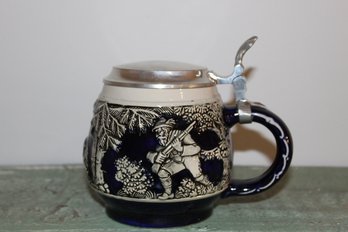 Vintage Stein-Made In Germany, Lidded, Made By Merkelbach
