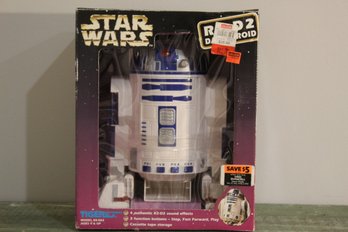 Vintage Star Wars R2-d2 Data Droid And Cassette Tape Player
