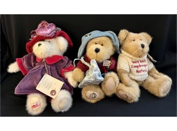 3 NWT Boyd Longaberger Bears Inc. Bea Beary, Ms. Rouge Chapeau And More