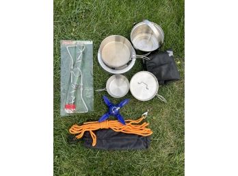 Camping Equipment Inc. New Small Anchor In Bag, Coleman Backpacking Pans, New Red Lantern And More