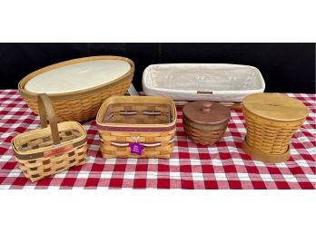 Longaberger Baskets All Signed And Dated