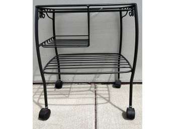 Longaberger Wrought Iron File Stand On Casters