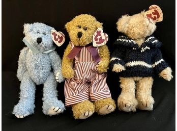 3 TY Collectible VTG Beenie Babies With Tags