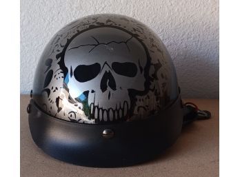DOT Skull Helmet Size Small