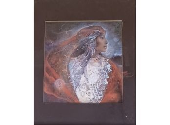 Framed And Matted Native Print