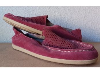 Cute Womens  Olukai Pink Slip On Shoes Size 6.5 W
