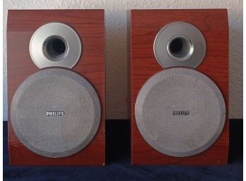 Philips Speakers (cherry Wood)