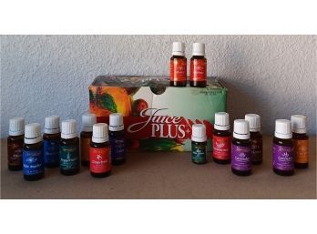 Several Bottles Of Young Living Essential Oils Inc. Thieves, Lavendar, Frankincense, Pan Away And More