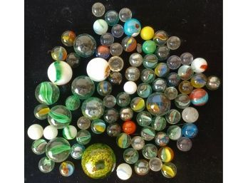 A Collection Of Vintage Marbles