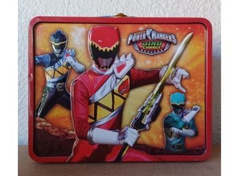 2014 Power Ranger Dino Charge Metal Lunch Box