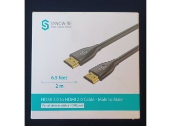 Syncwire HDMI 2.0 Male To Male (NEW)