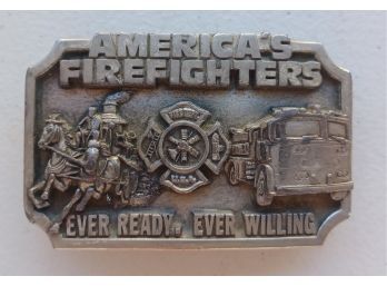 1983 American Firefighters Siskiyou Buckle