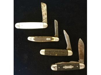 A Collection Of Pocket Knives Inc.wards, Imperial And More