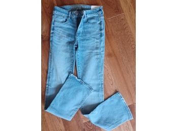 NWT American Eagle Ladies Jeans Skinny Kick Super Stretch Size 6 Regular Low Rise