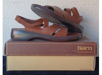 Brown Naturalizer Women's Leather Sandals Size 10
