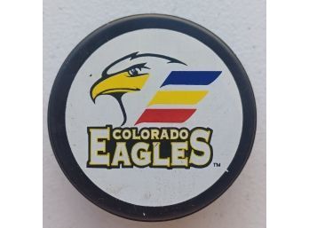 Colorado Eagles AHL Logo Hockey Puck