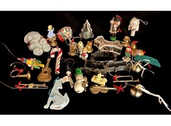 A Significant Assortment Of Vintage Ornaments Including Cookie Cutters