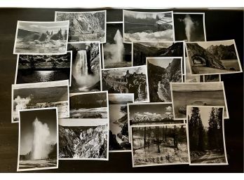 Black And White Photos Of Yellowstone And The Tetons