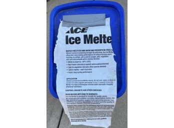 Tub Of Ice Melt
