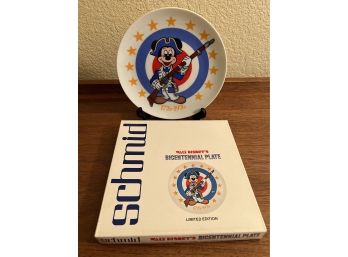 Bicentennial Mickey Mouse Plate