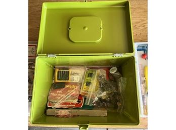 Sewing Box With Contents