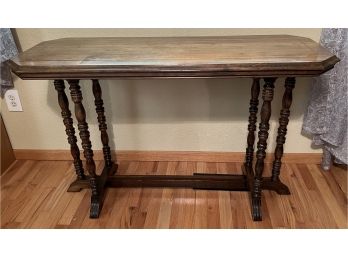 Antique/vintage Console Table Looks To Be Walnut