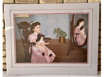 Dan Barsness Print Of Girl With Doll