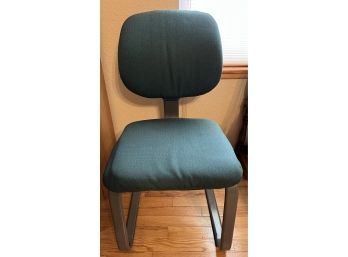 Green Sled Base Side Chair