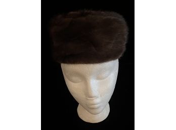 Great Vintage Mink Hat, Check Out The Detail In The Photos
