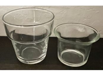 22 Glass Candle Cups (2 Different Sizes)