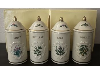 The Lenox Spice Garden Sage, Nutmeg, Chive And Bay Leaf In Original Box