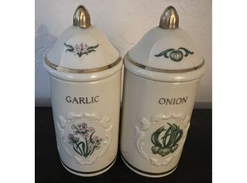 The Lenox Spice Garden Garlic And Onion In Original Box