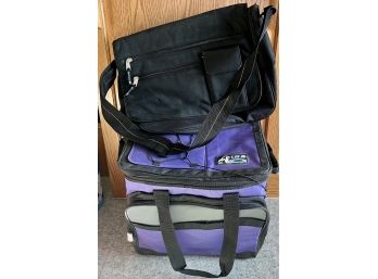 Soft Side Cooler On Wheels W/ Messenger Bag