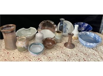 Many Smaller Bowls And Vases Pottery Pieces