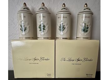The Lenox Spice Garden Mustard, Marjoram, Pepper And Thyme In Original Box