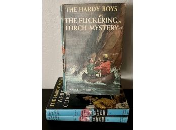 3 Vintage Hardy Boys Books Copyright 1943